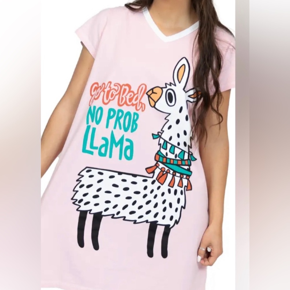 Lazy One “Go to Bed No Prob Llama” Nightshirt